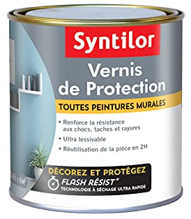 Syntilor - Vernis De Protection Toutes Peintures Murales Incolore Satiné 0,5L