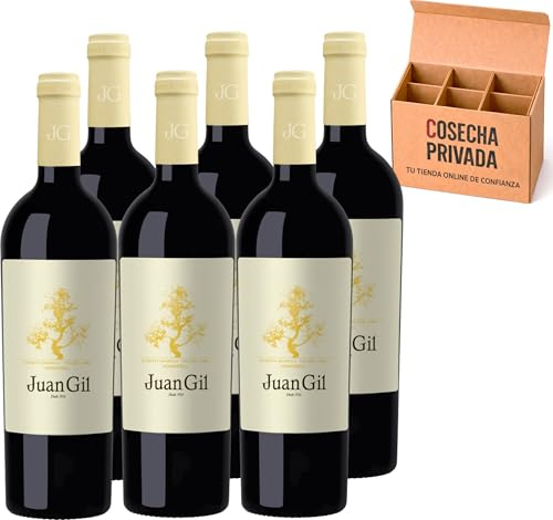 Juan Gil Etiqueta Amarilla - Envío Gratis 24H - Estuche 6 Botellas - Bodegas Juan Gil- Jumilla - Vino Regalo - Seleccionado y Enviado por Cosecha Privada