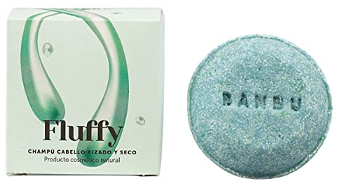 BANBU Champú de cabello sólido Fluffy Cabello rizado Método Curly 75 gr. Vegano Fabricado en España