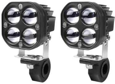 Motorrad LED Nebelscheinwerfer Motorrad LED Zusatzscheinwerfer 10000LM Motorrad Motorrad Scheinwerfer Lampe Weiß Gelb Blitz Nebelscheinwerfer 12V 24V LKW