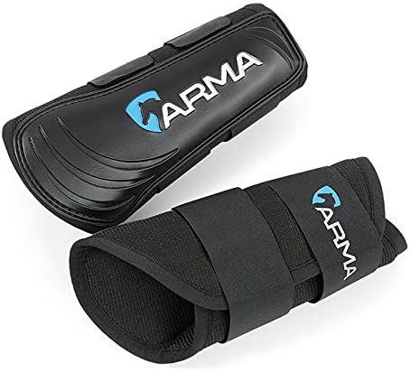 ARMA - Putzstiefel für Pferde (Cob groß) (schwarz), Schwarz , Cob large