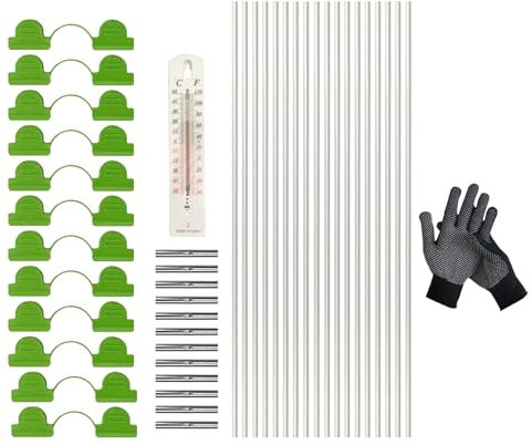 Gewächshausreifen, Reifen für Gartennetze - Hoop House Kit,Gartentunnelreifen, Gewächshausreifen, Wachstumstunnel, Gartenreifen, Reihenabdeckungsreifen für Reihennetzabdeckung