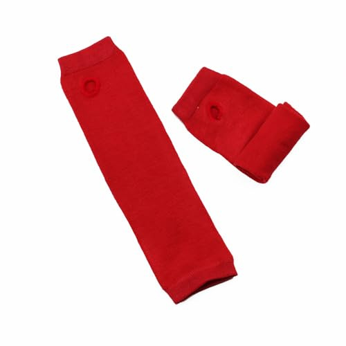 Anevous 1 Paar Damen Lange Fingerlose Handschuhe, Winter Stricken Armwärmer, Fingerlos Armstulpen Damen, Stulpen Handschuhe, Langarm Fäustlinge für Frauen Herbst Winter