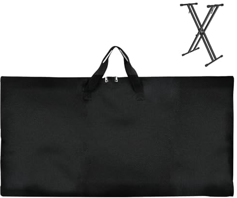 Musiin Oxford - Bolsa de tela para piano electrónico en forma de X, bolso portátil para teclado de piano, soporte de viaje y almacenamiento