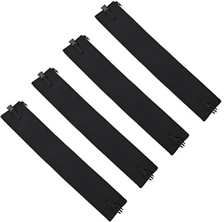 jojofuny 4pcs Cable Guard Wire Organizer Sleeve Zipper Cable Protector for Home