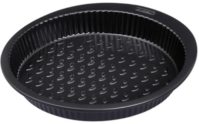 PYREX - Moule à gateaux Glide en métal - Revêtement anti-adhésif sans PFAS - Cuisson homogène - Résistant - Poignée XL pratique - Compatible lave-vaisselle (Moule à tarte)