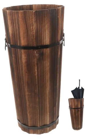 RORPOIR Portaombrelli Alto In Legno Portaombrelli Alto In Legno Per La Casa Per La Casa