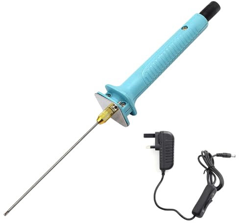 Rppiup Electric Foam Cutter, 10cm Hot Wire Foam Cutter, 110-250v 28w Polystyrene Cutterr, Electric Cutting Pen, ElectricFoam Knife for Polystyrene Carving, DIY Crafts, Model Making