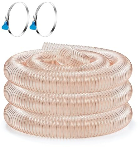 WDFYM 0,93mm ﻿ Absaugschlauch Absauganlage Spiralschlauch Spänenschlauch Holz schwer entflammbar Flexschlauch *antistatisch, mikrobenfest -(Dia-9inch(230mm))
