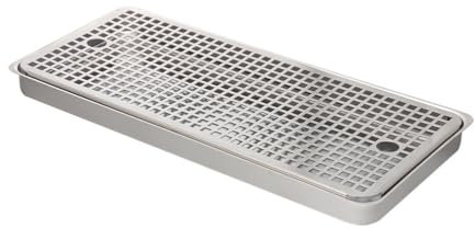 Plateau d'égouttement de bière amovible – Plateau de service polyvalent pour bar, club et maison – Idéal pour la filtration du café, du thé et du vin – 40 x 19 cm