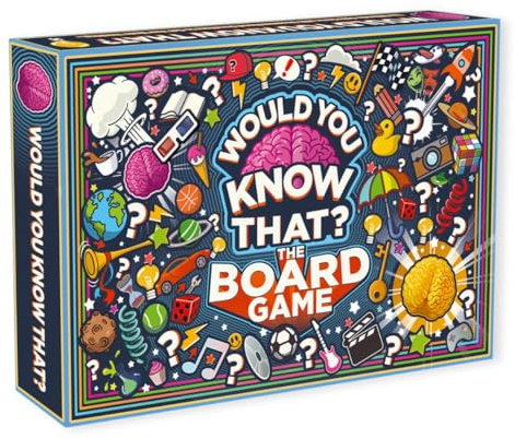 Would You Know That? The Ultimate Quiz Trivia Board Game | Board Games | Family Games | Party Games | Adult Games | Christmas Party Games | Board Games for Adults | Card Games
