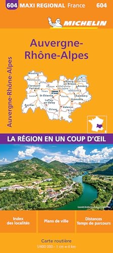 Carte Régionale Maxi - Auvergne - Rhône-Alpes