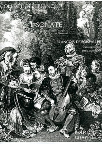 Sonate 1. Pour flûte traversière et harpe ou clavecin. Partitura