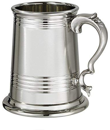 Wentworth Pewter X Range Bierkrug Worcester, Satin-Zinn