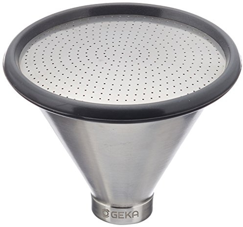 Geka 111BKCSB Brausekopf Soft rain Größe XL 0.8 mm Bohrung 100 mm CS 101SR, Silber/grün, 18 x 8 x 13 cm