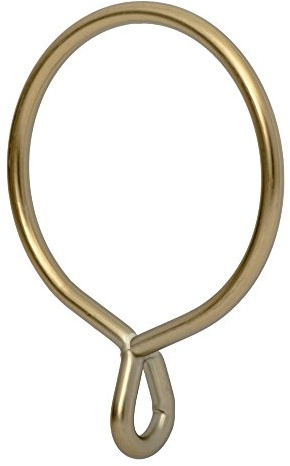Ivilon Draperie Œillet Anneaux de Rideaux – 5,8 cm Bague pour Crochets à Broches, Lot de 14 Warm Gold