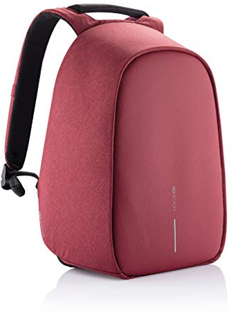 XD Design Bobby Hero Small Zaino Antifurto USB Rosso (Borsa Unisex)