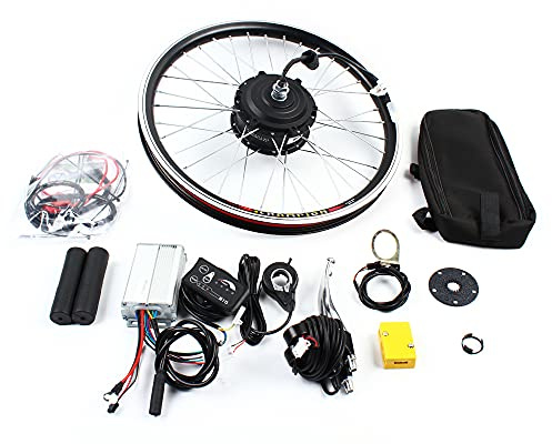 LYNICESHOP 36V 250W 20 E-Bike Front Wheel Motor Controller Electric Bicycle Conversion Kit Black
