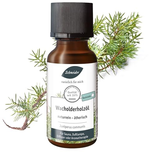 Saunabedarf Schneider Wacholderholzöl – ätherische Ölmischung naturrein – 20 ml Inhalt – wohltuender Lufterfrischer