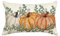 Artoid Mode Funda de cojín con diseño de tres calabazas naranja y eucaliptos, 30 x 50 cm, funda decorativa de temporada otoñal, para decoración de salón y sofás