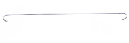 DAPRONA Sturmklammern Gerade 300mm, 100 Stück, Stahl