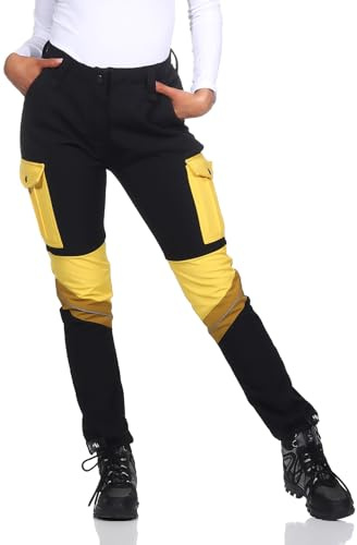 Rock Creek Softshellhose Damen Outdoorhose Wanderhose D-483 | Funktionale Trekkingpants für Frauen, für Wandern, Wintersport und Arbeit