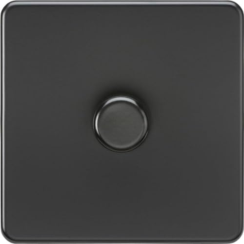 1G 2-way 10-200W (5-150W LED) Intelligent dimmer - Matt Black