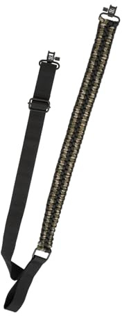 DynoGoods Paracord Sling with Thumb Loop, Camo and Black