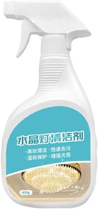 Crystal Lamp Cleaner, Multipurpose Cleaner, Home Products Cleaner for Lamp, Chandelier, Tile, Glass, Crystal, 450ml (450ml)