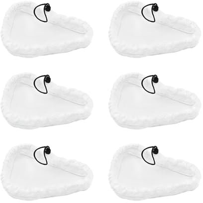 ZOOMIMI 3/6/8Pcs Microfibre Steam Mops Pads For H20 S302 Steam Mops Replacement Pad Washable Reusable Floor Cleaner