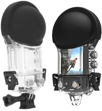 Custodia Subacquea per Fotocamera, Guscio Protettivo Impermeabile IPX8 da 164 Piedi con Staffa per Accessori ONE X3
