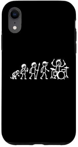 Evolution Drummer Batterie Batteur Musicien tambours Batteur Coque pour iPhone XR