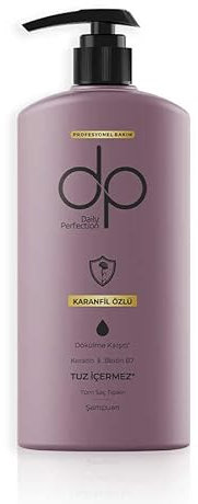 dp Daily Perfection Shampoo per la cura – senza sale – con cheratina e biotina – Riparazione e nutriente – Per tutti i tipi di capelli – Diverse varietà – 425 ml perdita di capelli (olio di garofano)