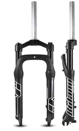 KANGXYSQ Fat Tire Mountainbike-Federgabel 20/26 X 4,0 Zoll 100/110 Mm Federweg Gefederte Vorderradgabel 1-1/8 Gerade Scheibenbremse Gabel 9 X 135 Mm QR Manuell Lockout(20in)