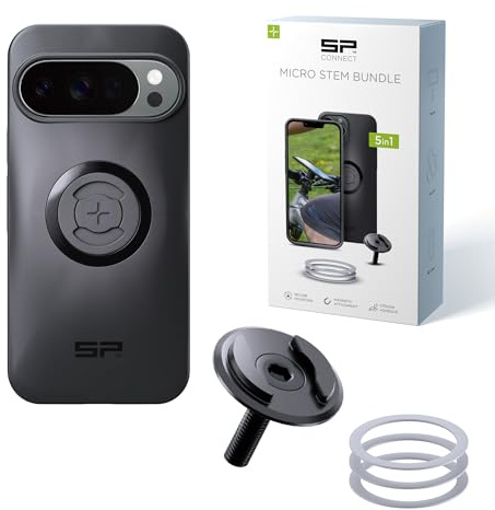 SP CONNECT Micro Stem Bundle | SPC+ | für Google Pixel 10/10 Pro | Handy Halterung für den fahrradlenker | Smartphone Halterung Fahrrad | | handyhalter