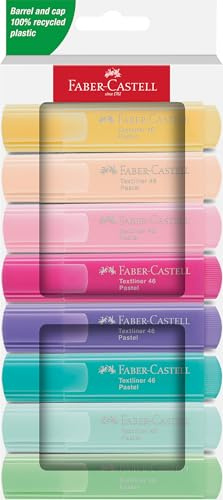 Faber-Castell Textmarker TL 46 Pastell (Pastell, 8er Pack)