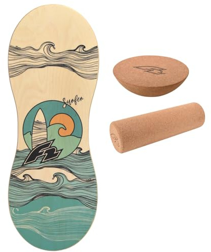 F2 Balance Board Peanut 86 x 32cm mit wählbarem Zubehör 2025/26