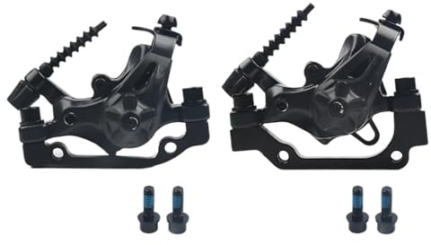 Cykelbromstrumma bakre broms MTB-bromsar Mountainbike Dubbelkolvsdrift Skivbromsok Cykelbroms 160mm Rotor Cykeldelar cyklar bakbromstrumma(A pair brake)