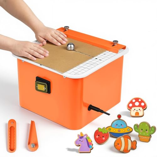 Tagliasicura Per Cartone Per Bambini,Sega Elettrica Chomp Da 45w Con Tecnologia Senza Lama,Taglio Di Precisione Per Cartone Spesso 4mm, Strumento Creativo Stem Per Modelli 3d E Progetti Scolastici