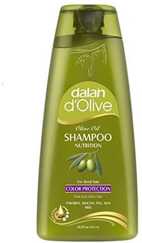 6 x Dalan d'Olive Shampoo Farbschutz für gefärbtes Haar - 400 ml