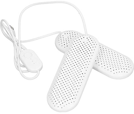 Estink Schuhtrockner, intelligente Zeitfunktion, ausgestattet mit USB-Schnittstelle, geeignet für Wohnheim(Weiß)