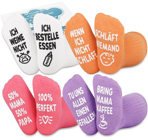 Belloxis Baby Socken 0-12 Monate Geschenk Junge Mädchen Neugeborene | Neugeborenen Geschenk • Baby Geschenk Junge • Baby Geschenk Mädchen • 0-12 Monate