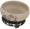 Yardwe 1 Ensemble Bol De Nénuphar en Céramique avec Support Pot Hydroponique Jonquille Bonsaï Narcisse Bol De Plantation Pots Succulents pour La Décoration De Jardin