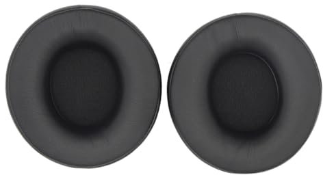 NUOBESTY Almohadillas de Repuesto para Auriculares - Fundas de Cuero Artificial en Negro - Compatibles con Vieta Pro y Modelos Similares- Espuma Memory Foam para Mayor Comodidad