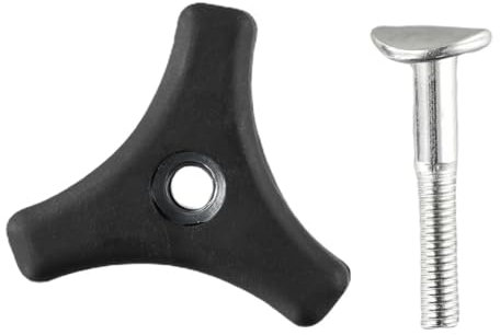 1Set Lawn Mower Triangle Handle Bar Wheel Knob & Bolt Trimmer Lawn Mower Replacement Spare Parts Garden Power Tool Parts