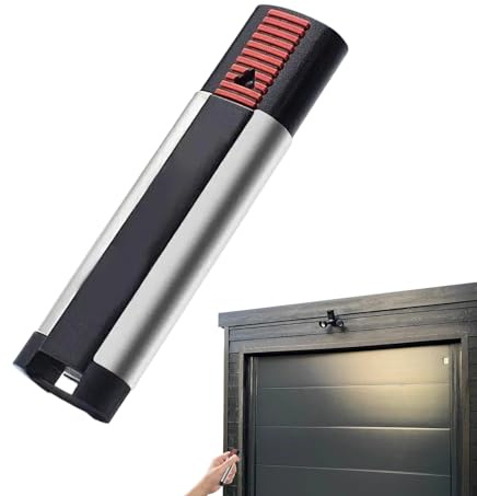 Duroecsain Telecomando per porta da garage - 2 x telecomando per garage con codice Rolling per porte, apertura di porte a batteria per uso domestico e commerciale