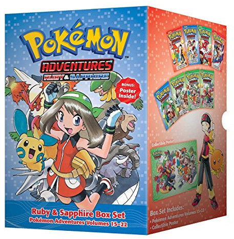 Pokémon Adventures Ruby & Sapphire Box Set: Includes Volumes 15-22 (Pokémon Manga Box Sets)