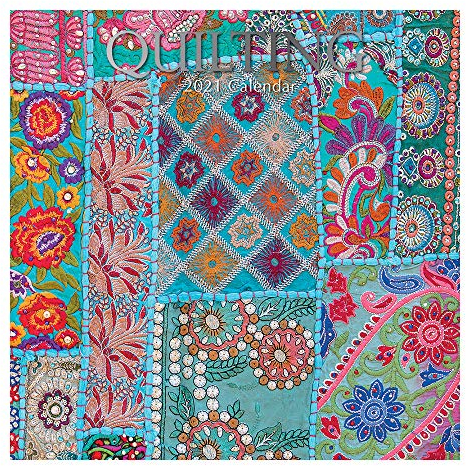 Quilting - Quilten 2021 - 16-Monatskalender: Original The Gifted Stationery Co. Ltd [Mehrsprachig] [Kalender] (Wall-Kalender)