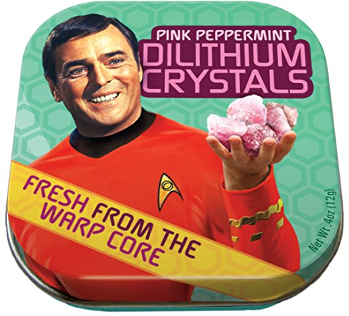 Star Trek Dilithium Crystal Pfefferminzdrops | Originelles Geschenk für Trekkies und Pfefferminz Liebhaber | Zuckerfrei | Pfefferminz bonbons | Geschenk für Star Trek Fans zu Geburtstag, Weihnachten