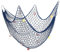 AOFOX - Red azul de pesca decorativa de estilo mediterráneo con conchas, azul, 1 m x 2 m